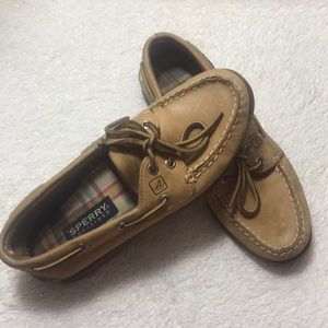 Sperry Top-Sider Brown Leather Boat Shoes 7